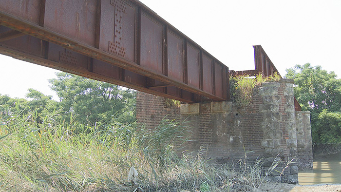 旧国鉄の永代橋梁