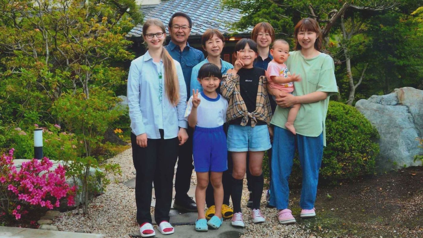 佐藤さん夫婦と娘の家族が共に暮らす日本家屋で約1か月過ごす（佐藤さん提供）