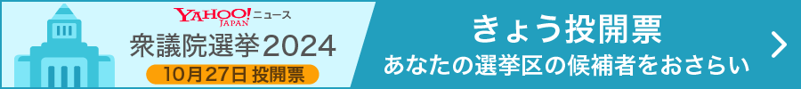 衆議院選挙2024 10月27日投開票　きょう投開票　あなたの選挙区の候補者をおさらい