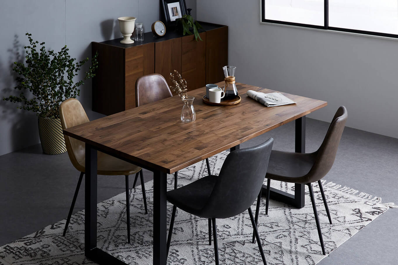 インダストリアル ダイニングのインテリアコーディネート実例4 リコメン堂 家具 インテリア用品 ネット通販 Paypayモール