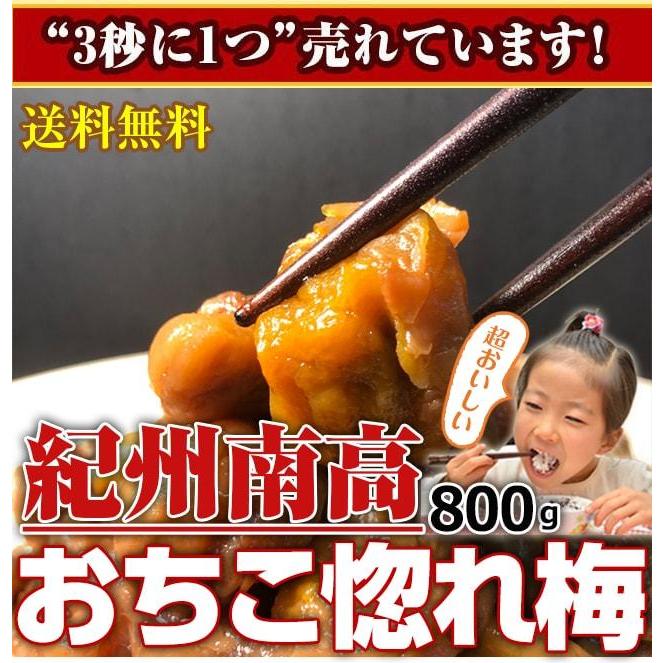 梅干し 訳あり  梅 つぶれ梅 紀州 南高梅 セール はちみつ うめしそ 800g おちこ惚れ梅 お取り寄せ 国産100％