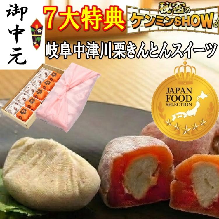 栗 岐阜中津川 栗きんとん入り市田柿 5個 栗きんとん
