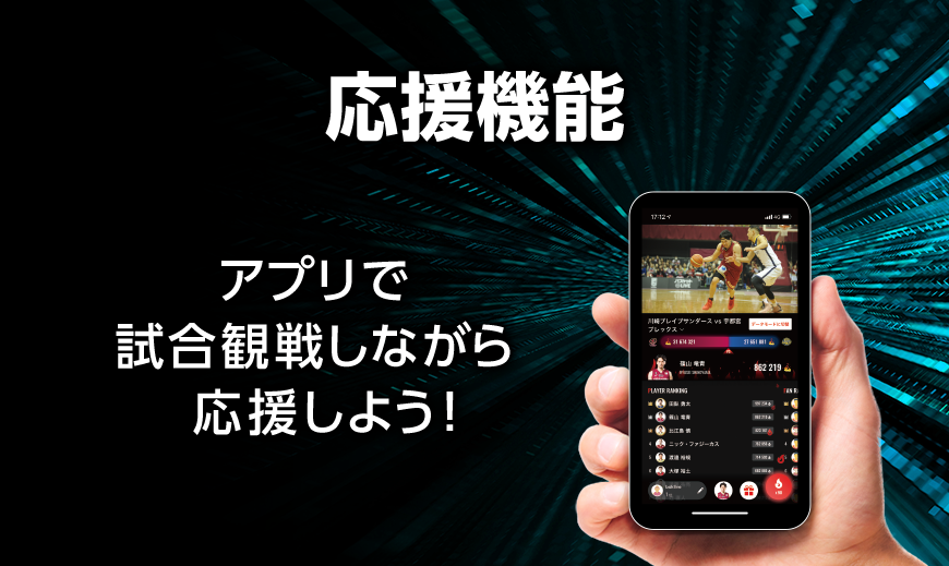 応援機能のイメージ