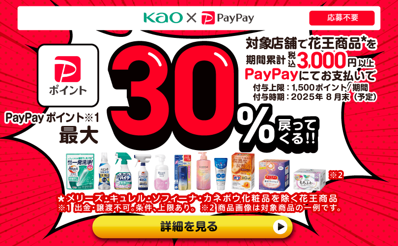 最大30％付与キャンペーン