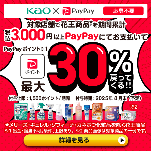 最大30％付与キャンペーン