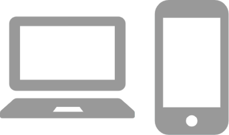 PCとSPのイラストアイコン