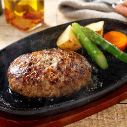 けいさん牛バーグ4個セット　 福島県 田村市 ハンバーグ 送料込み