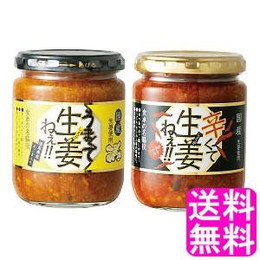 ご飯のお供 おかず 調味料 うまくて生姜ねぇ!!&辛くて生姜ねぇ!!セット 送料無料 ポイント消化