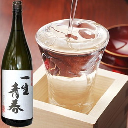 【一生青春　吟醸　1800ml】曙酒造　天明　新酒鑑評会 包装・熨斗・ラッピングOK　福島県産 お祝い 贈り物 お中元　父の日