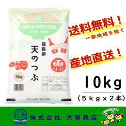 6年産 お米 米 天のつぶ ブランド米 10kg 小分け 白米 安い 美味い 送料無料 福島県中通り産天のつぶ10kg