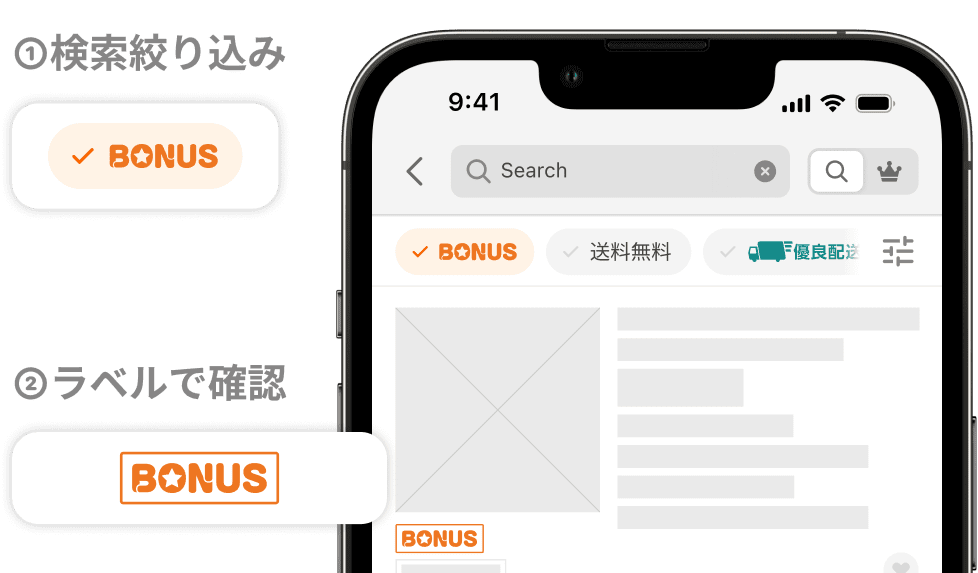 BONUS STORE説明