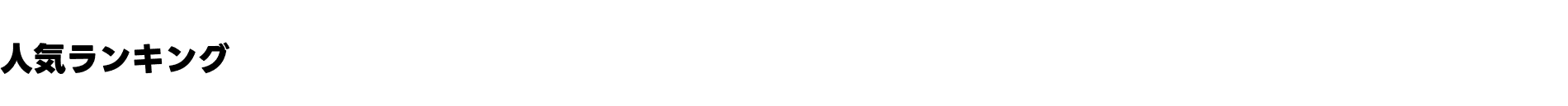 人気ランキング