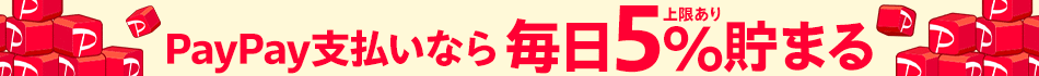 PayPay支払いで毎日5%貯まる