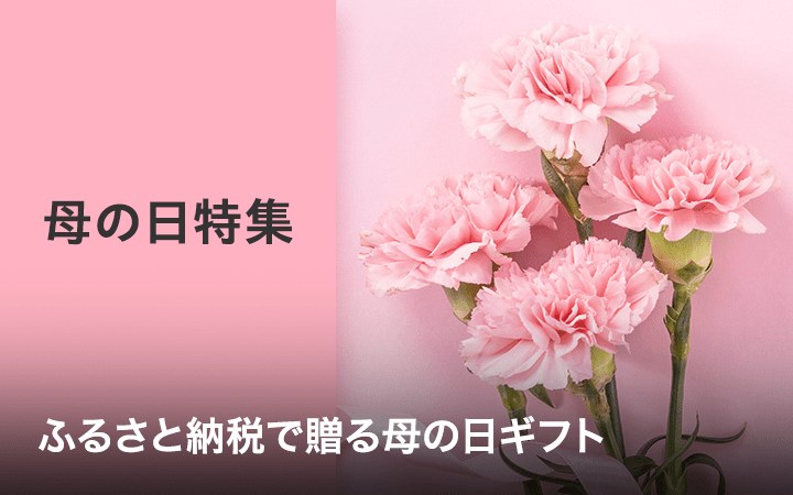 母の日特集　ふるさと納税で贈る母の日ギフト