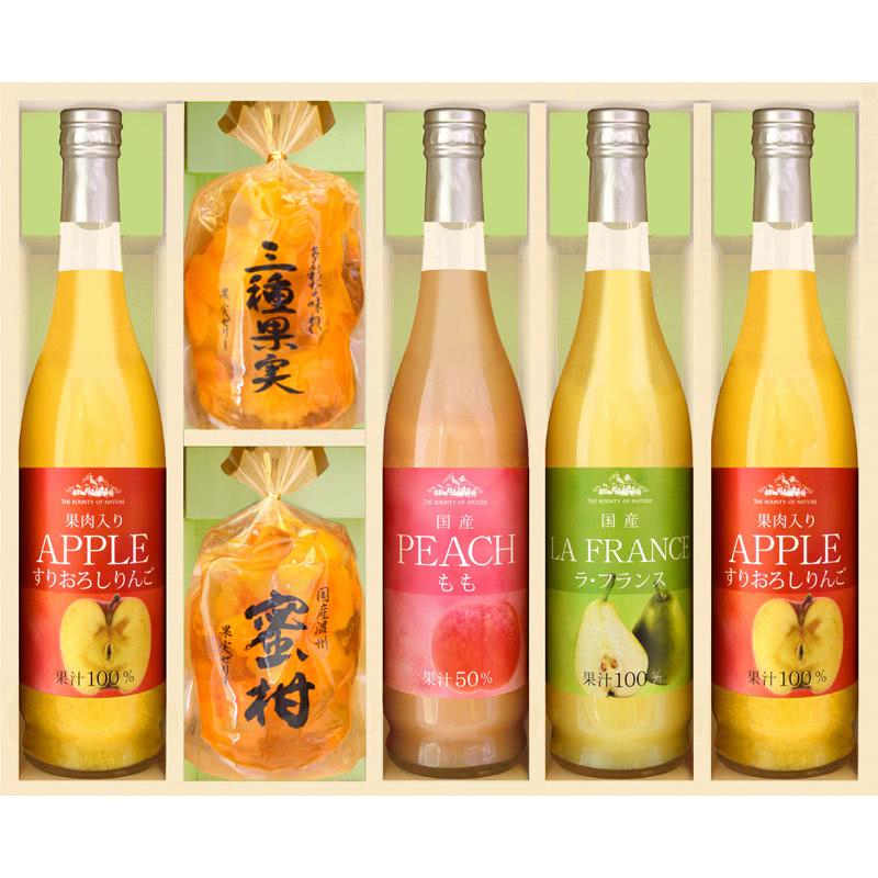果実のゼリー・フルール飲料セット ジュース×4 ゼリー×2