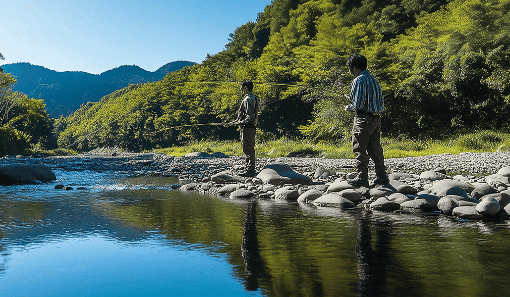 川釣り