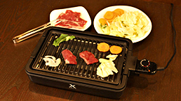 山善 減煙焼肉グリル XGRILL SLG-X125-B ホットプレート - 最安値