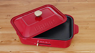BRUNO BRUNO コンパクトホットプレート BOE021-PBE （ピンクベージュ