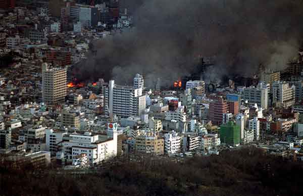 【世界の出来事】：阪神・淡路大震災（1995年１月17日）