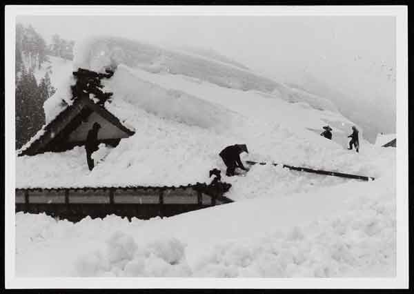 福井県に於ける「38・1豪雪」被害状況写真