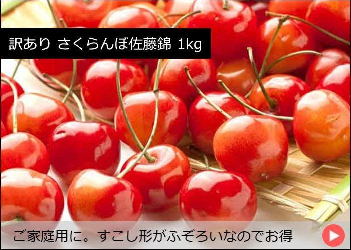 訳あり さくらんぼ佐藤錦 1kg