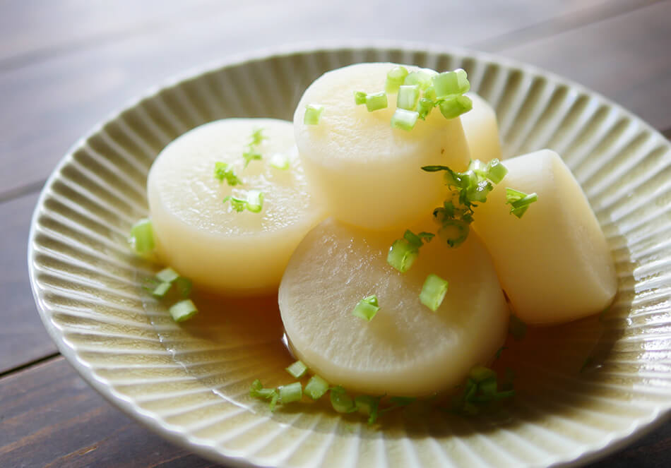 おおきめ大根のだし煮