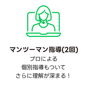 マンツーマン指導(2回)