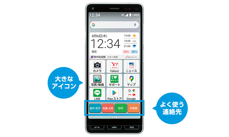Yahoo!モバイル - かんたんスマホ2の商品詳細