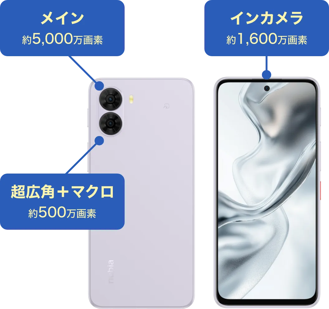 【美品】nubia S2 _Y!mobile 初期化済 動作確認済 ケース付き nubia S2｜Y!mobile（ワイモバイル） - 格安SIM・スマホ