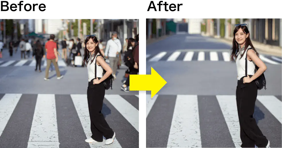 Before→After